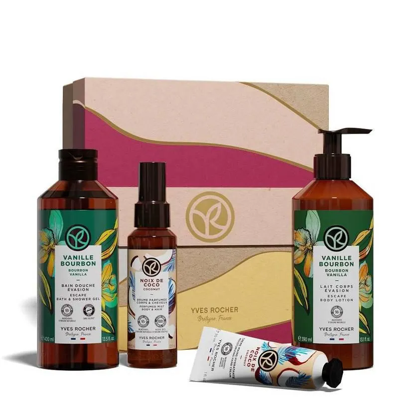 Coffret Soin – Vanille Bourbon et Noix de coco