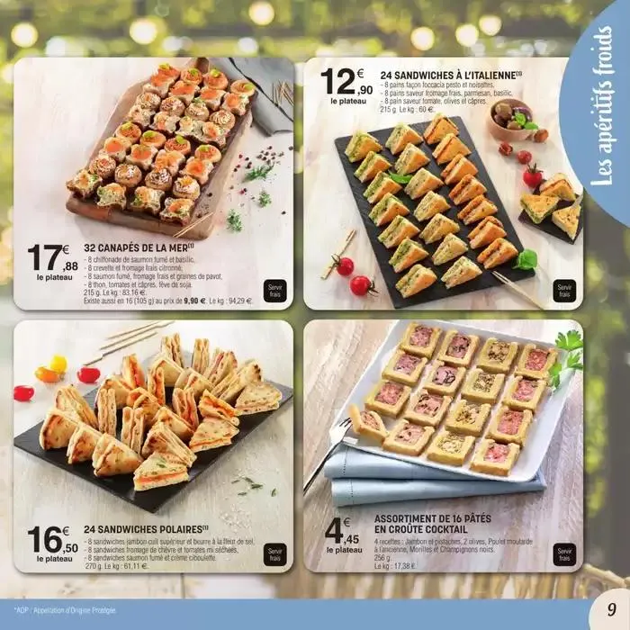 CARTE TRAITEUR PERMANENTE du 3 avril au 30 mars 2026 - Catalogue page 9