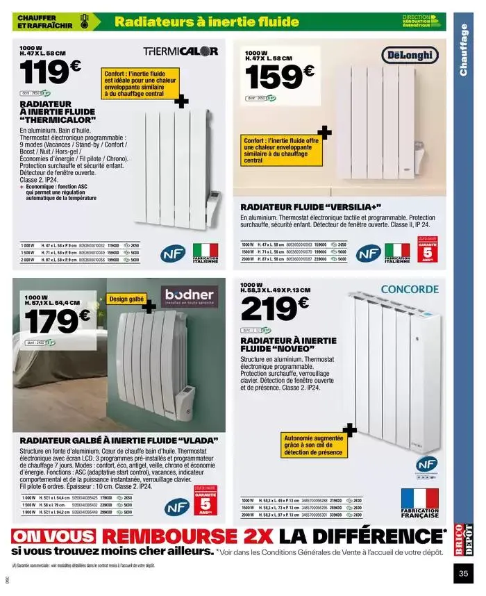 J’améliore mon habitat à prix dépôt du 2 octobre au 9 octobre 2024 - Catalogue page 35