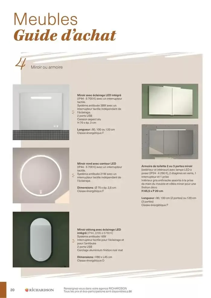 Collections Exclusives 2025 du 11 avril au 31 décembre 2025 - Catalogue page 20