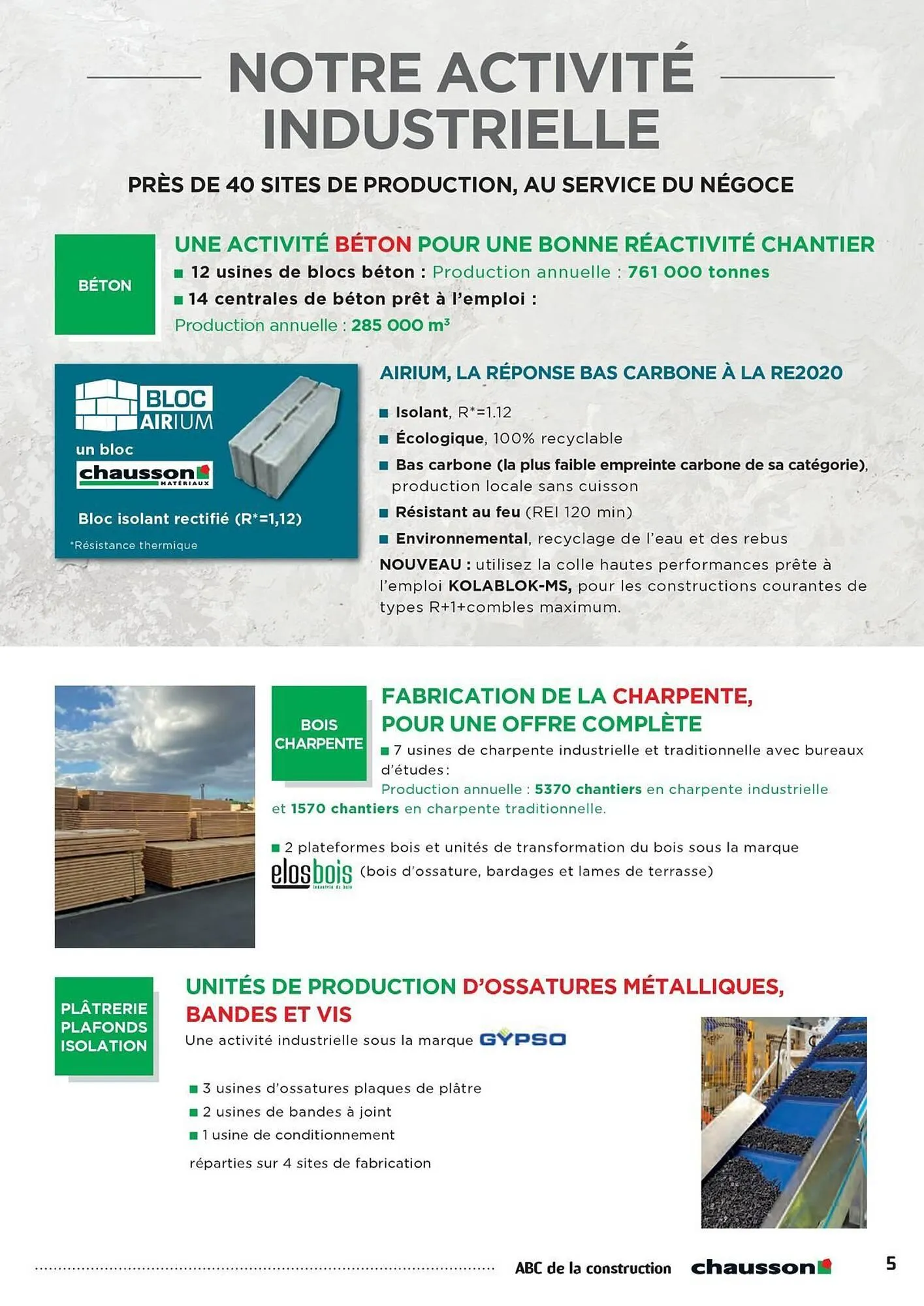 Catalogue Chausson Matériaux du 2 mai au 31 décembre 2025 - Catalogue page 7