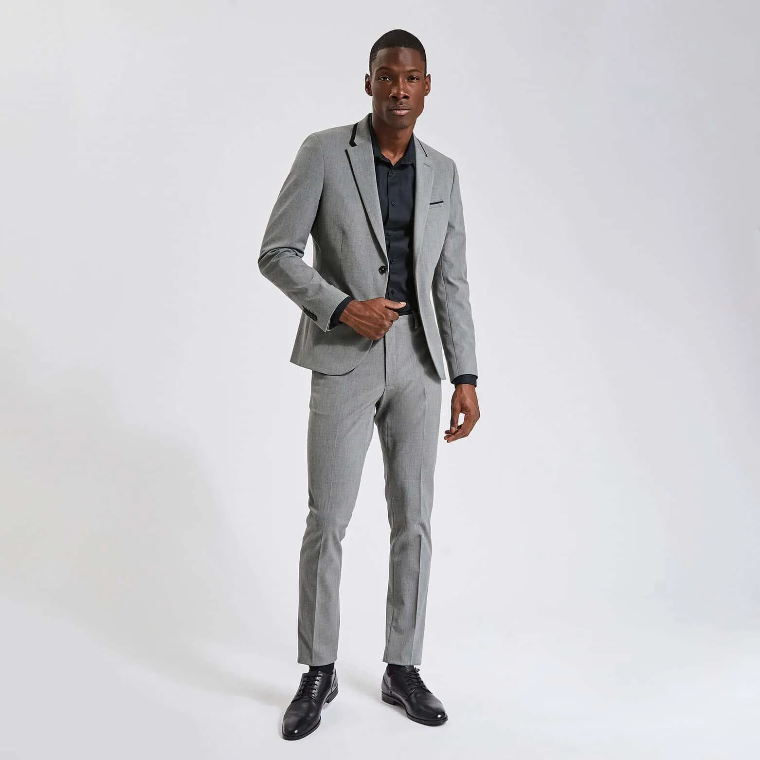 Costume 2 pièces slim - Gris foncé