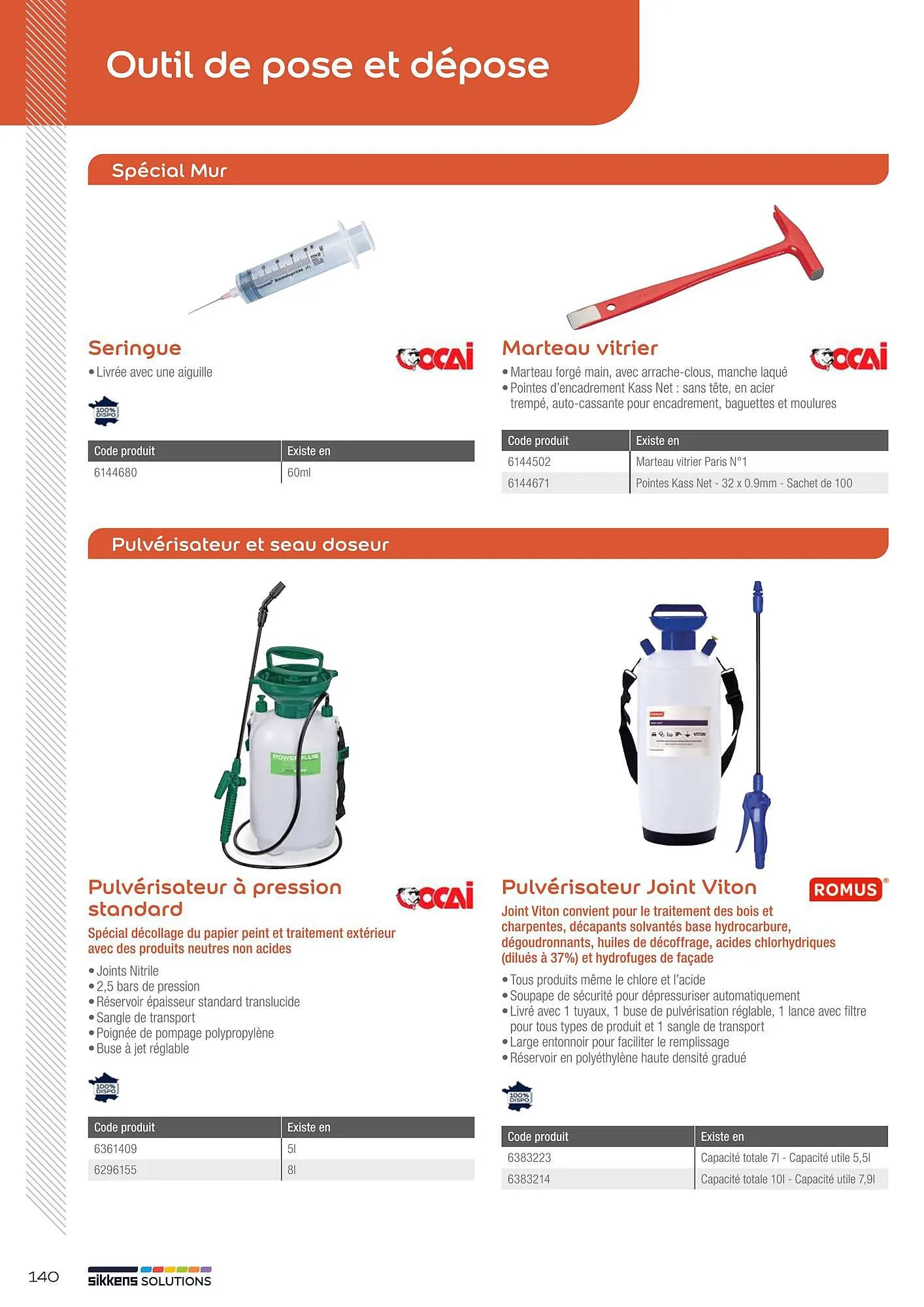 Catalogue Sikkens Solution du 8 janvier au 28 décembre 2025 - Catalogue page 140
