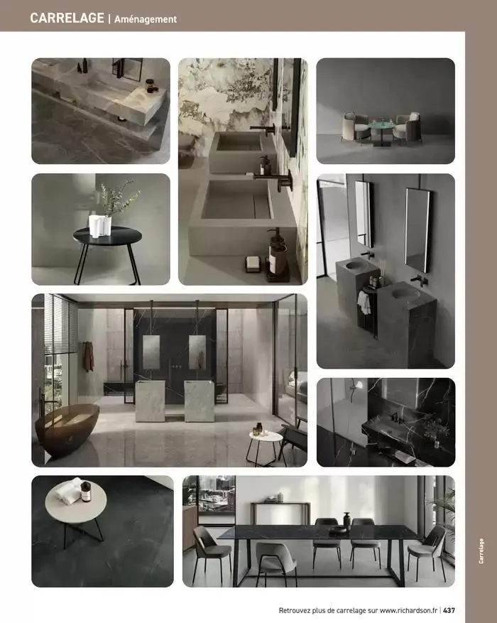 SALLE DE DE BAINS ET CARRELAGE 2025 du 11 avril au 31 décembre 2025 - Catalogue page 439