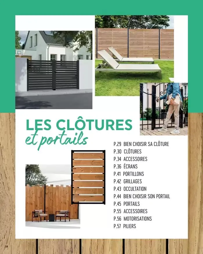 Aménagements Extérieurs 2025 du 1 janvier au 31 décembre 2025 - Catalogue page 28