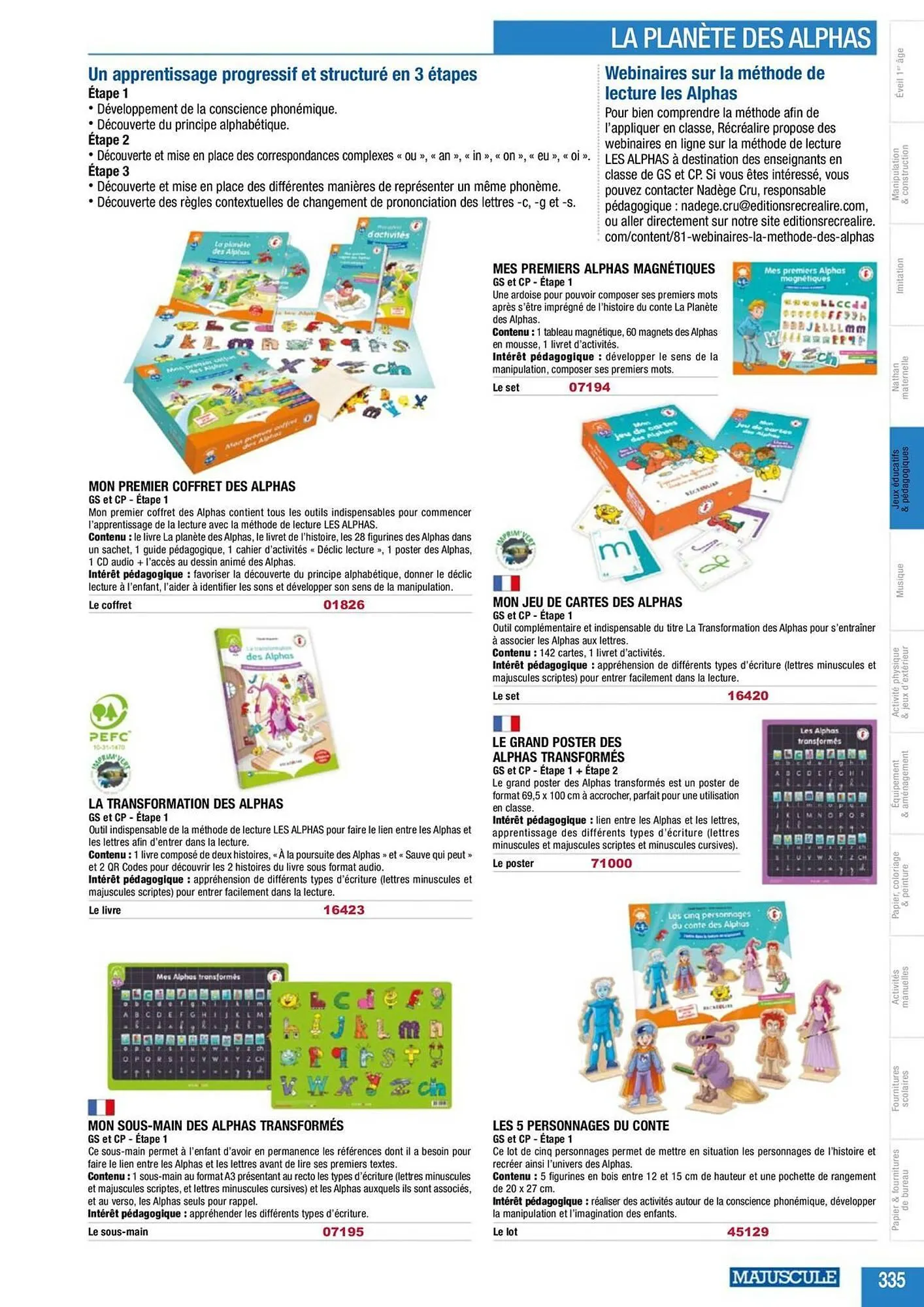 Catalogue Majuscule du 4 mars au 31 décembre 2025 - Catalogue page 359