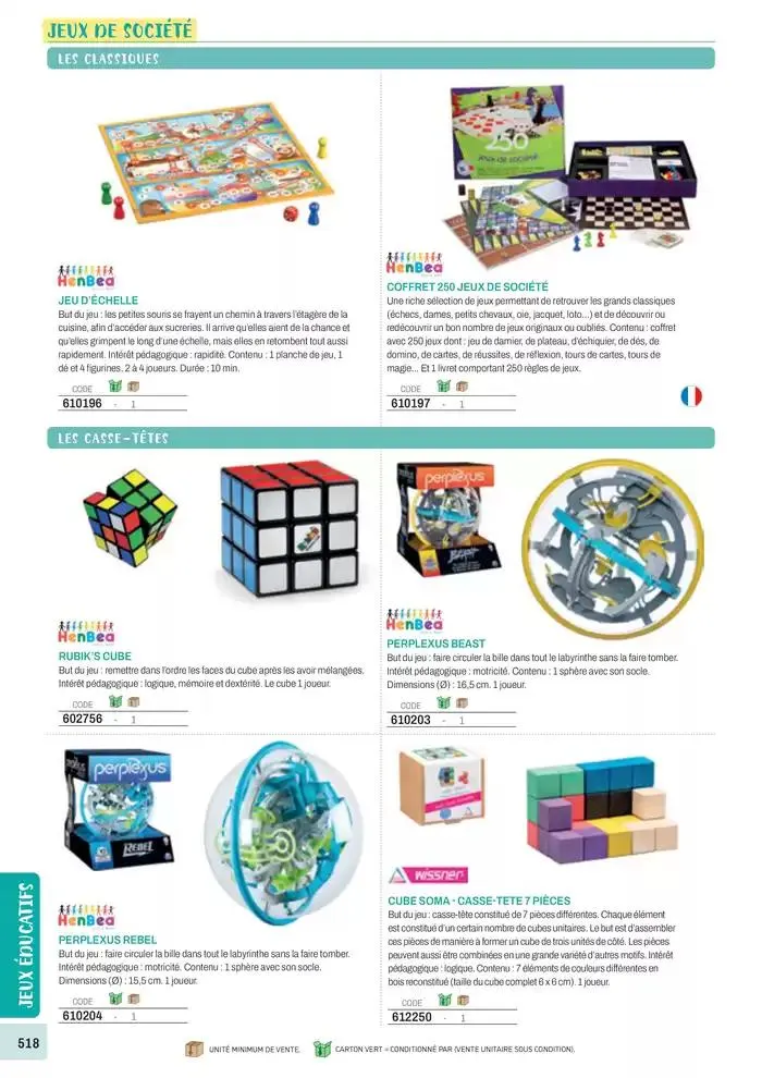 Nos Catalogues Thématiques du 1 janvier au 31 décembre 2025 - Catalogue page 520