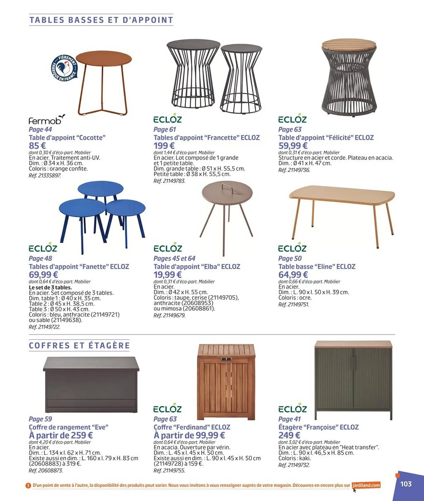 Catalogue Jardiland du 2 mars au 23 juin 2026 - Catalogue page 103