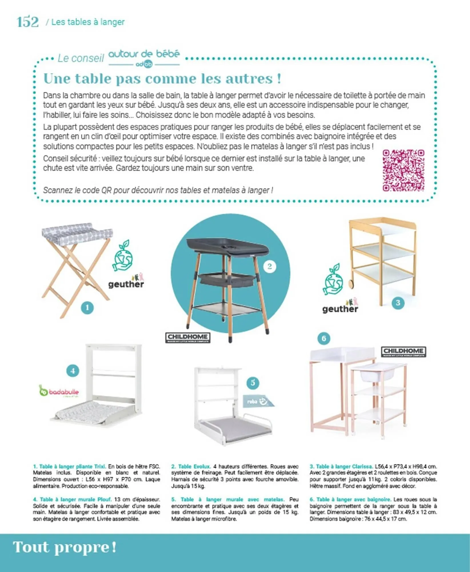 Catalogue autour de bébé du 31 mars au 31 janvier 2024 - Catalogue page 154