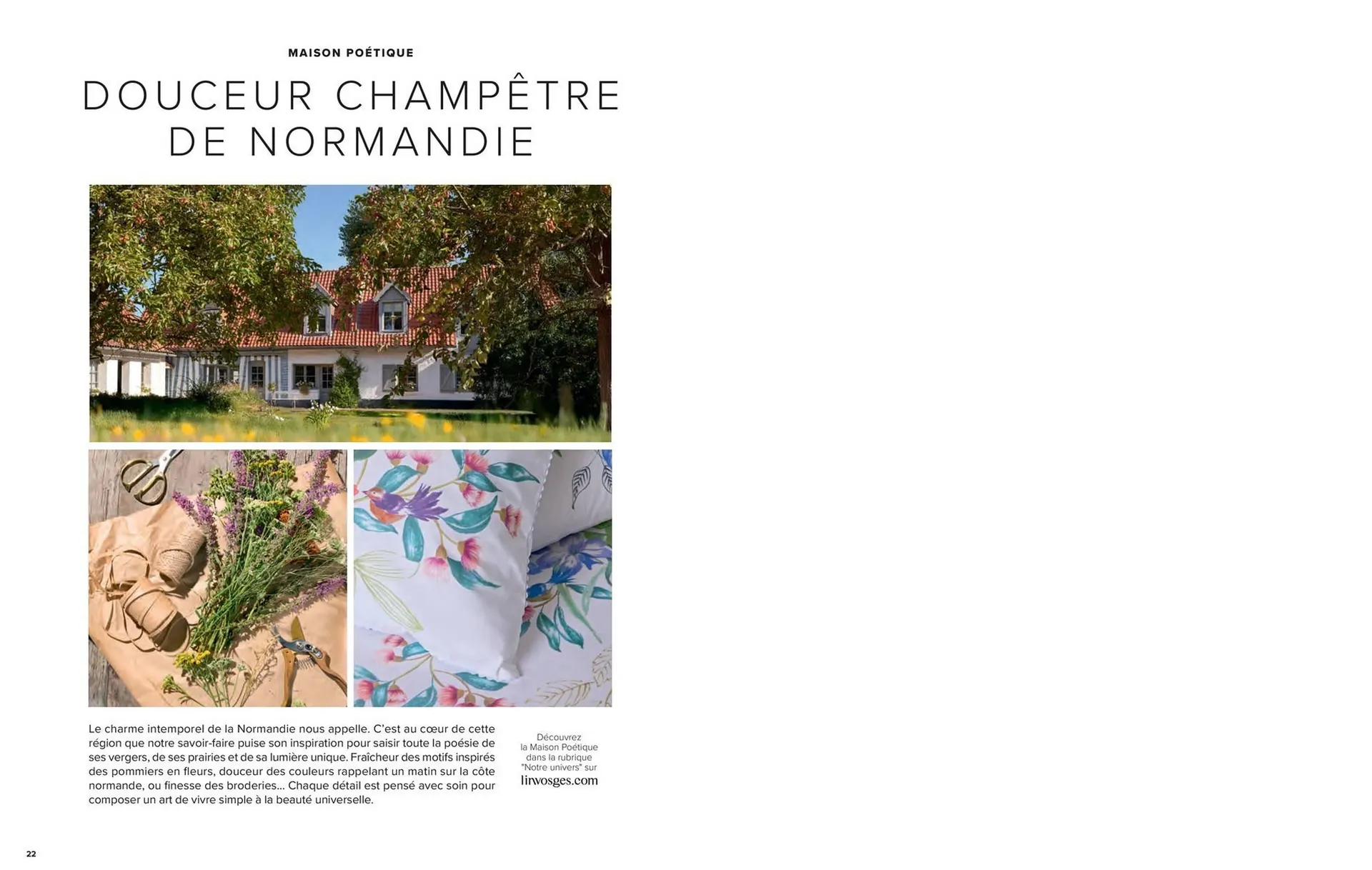 Catalogue Linvosges du 1 juin au 31 août 2026 - Catalogue page 22