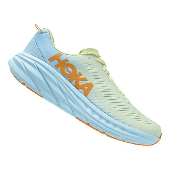 Chaussures HOKA Rincon 3 jaune blanc orange