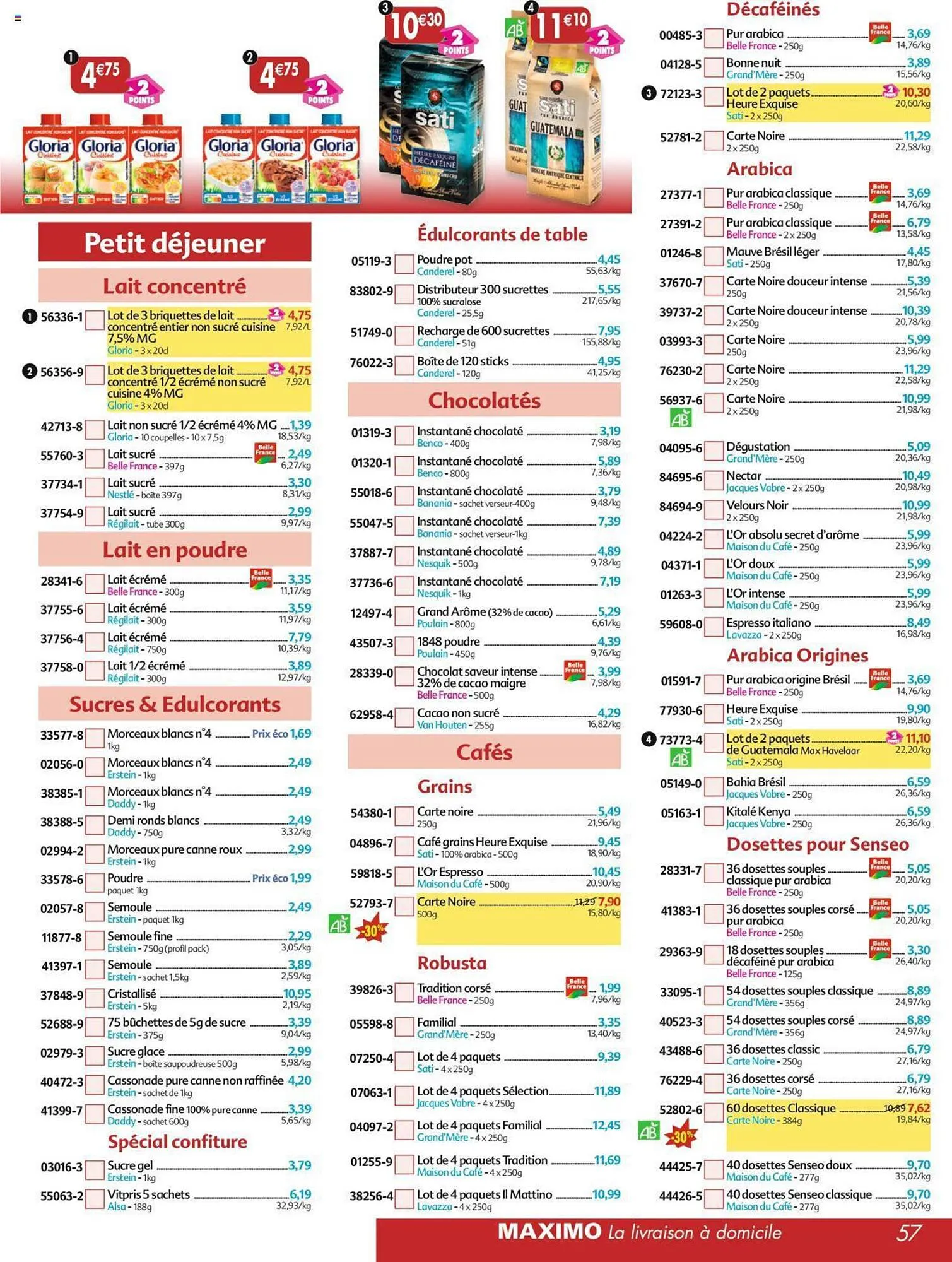 Catalogue Maximo du 19 janvier au 25 février 2024 - Catalogue page 57