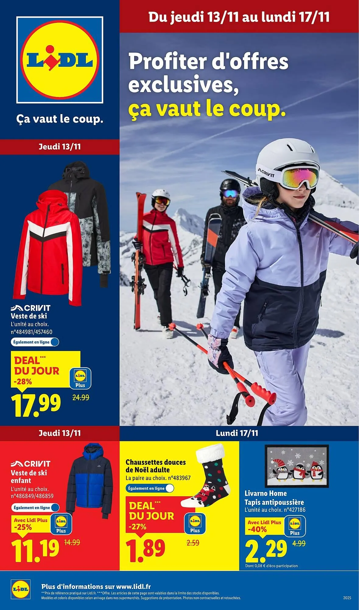 Catalogue Lidl du 13 novembre au 17 novembre 2025 - Catalogue page 1