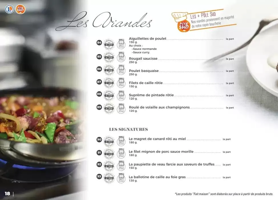 CARTE TRAITEUR 2025 du 3 janvier au 29 novembre 2025 - Catalogue page 9