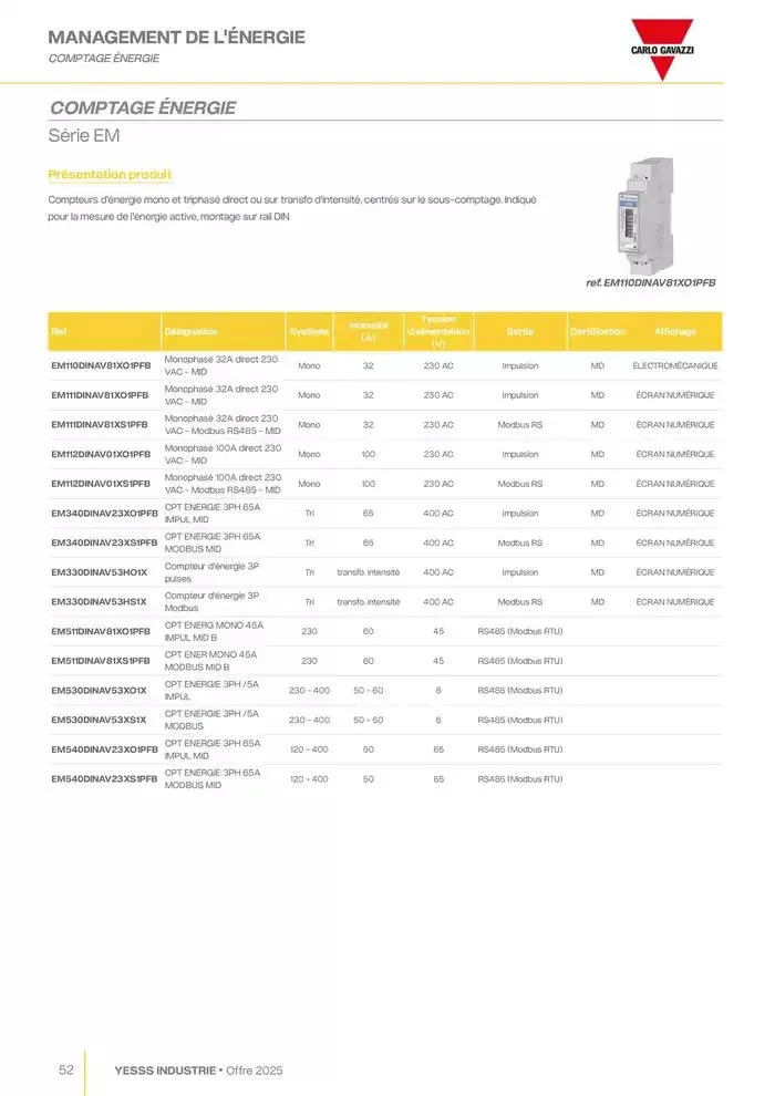 Industrie 2025 du 28 janvier au 31 décembre 2025 - Catalogue page 54