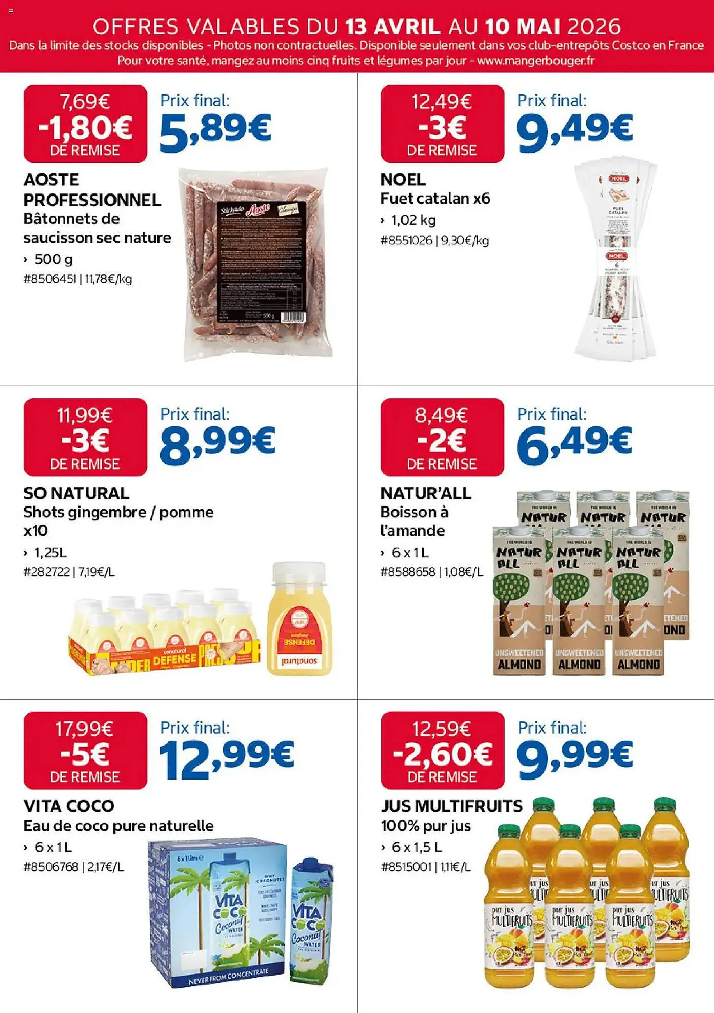 Catalogue Costco du 13 avril au 10 mai 2026 - Catalogue page 6