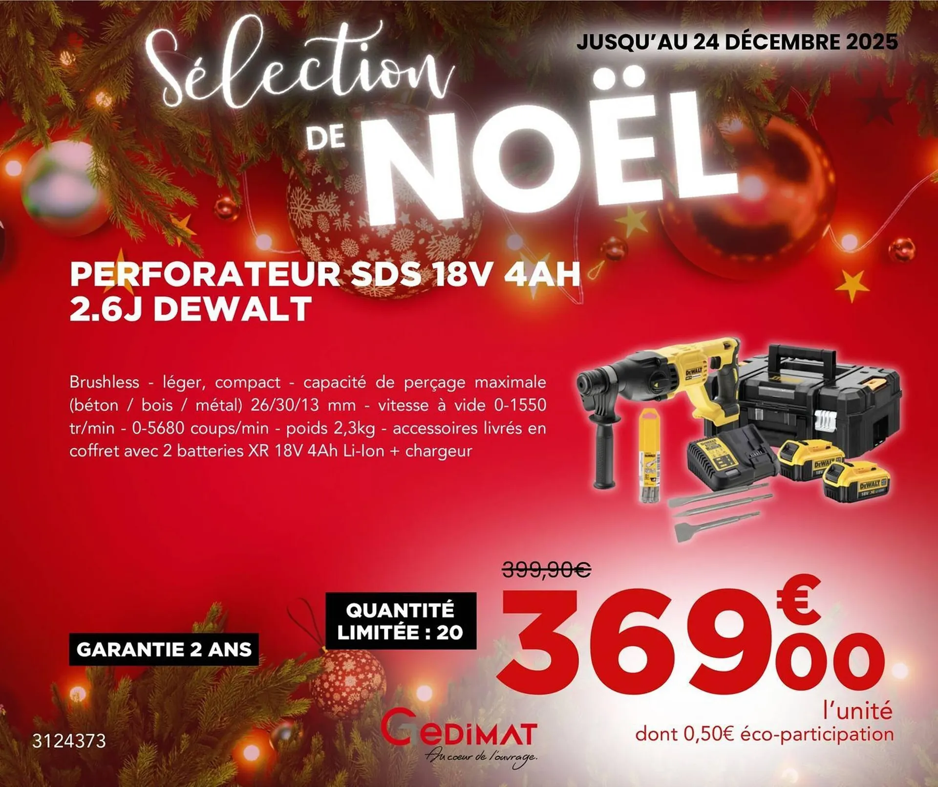 Catalogue Gedimat du 3 décembre au 24 décembre 2025 - Catalogue page 35