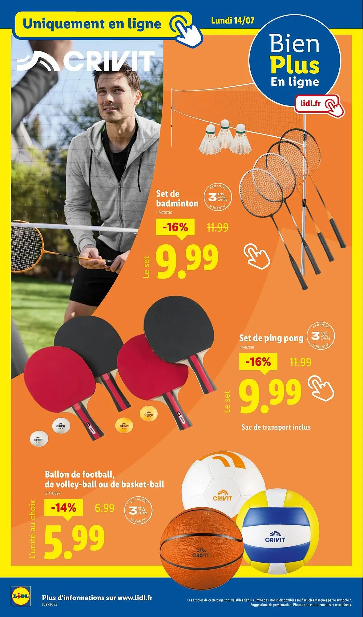 Catalogue Lidl du 10 juillet au 16 juillet 2025 - Catalogue page 72