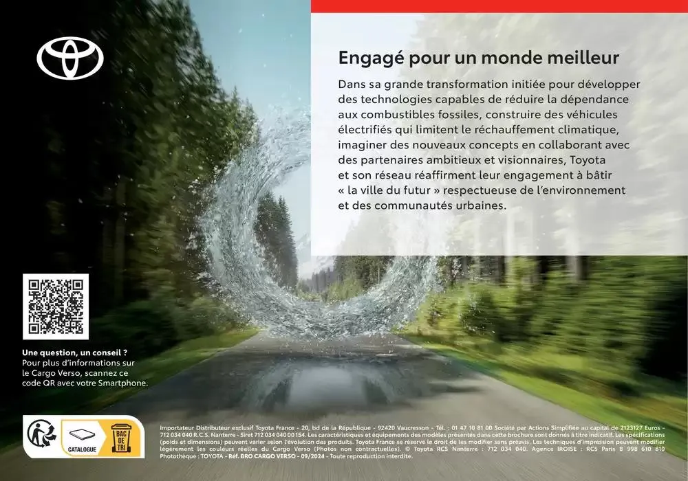 Toyota Cargo-Verso du 29 octobre au 29 octobre 2025 - Catalogue page 20
