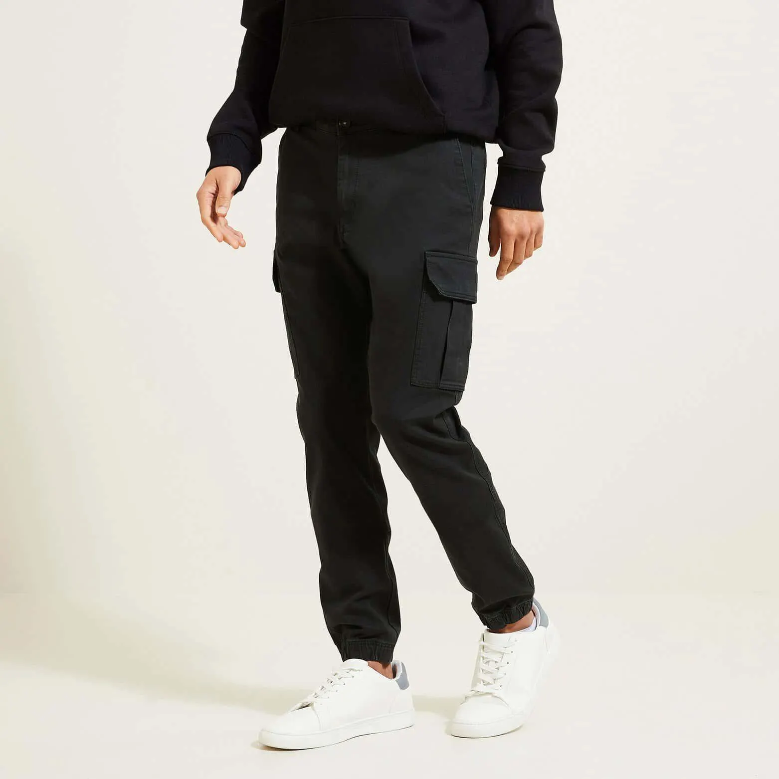 Pantalon cargo - Noir