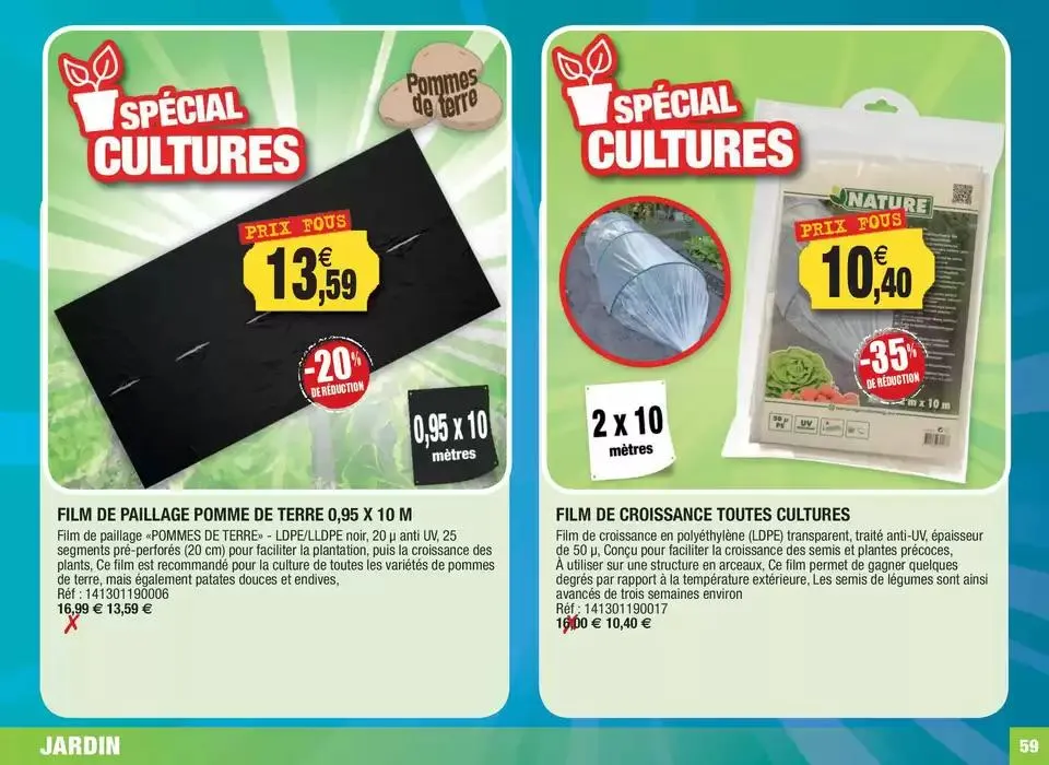 Arrivages de printemps du 6 février au 31 mai 2025 - Catalogue page 59