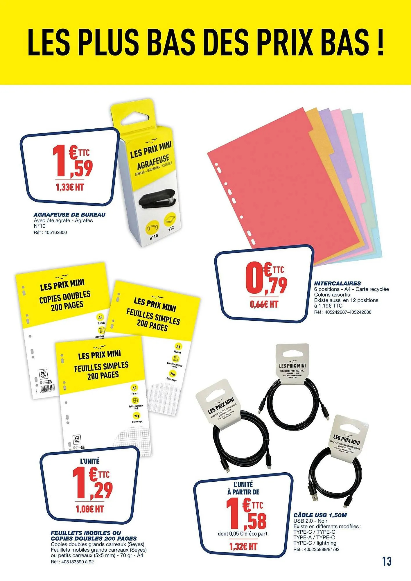 Catalogue Bureau Vallée du 20 octobre au 1 novembre 2025 - Catalogue page 13