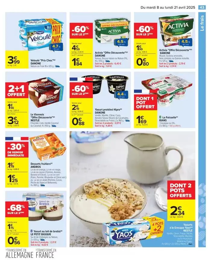 JOYEUSES PÂQUES & MEILLEURS PRIX du 8 avril au 21 avril 2025 - Catalogue page 45