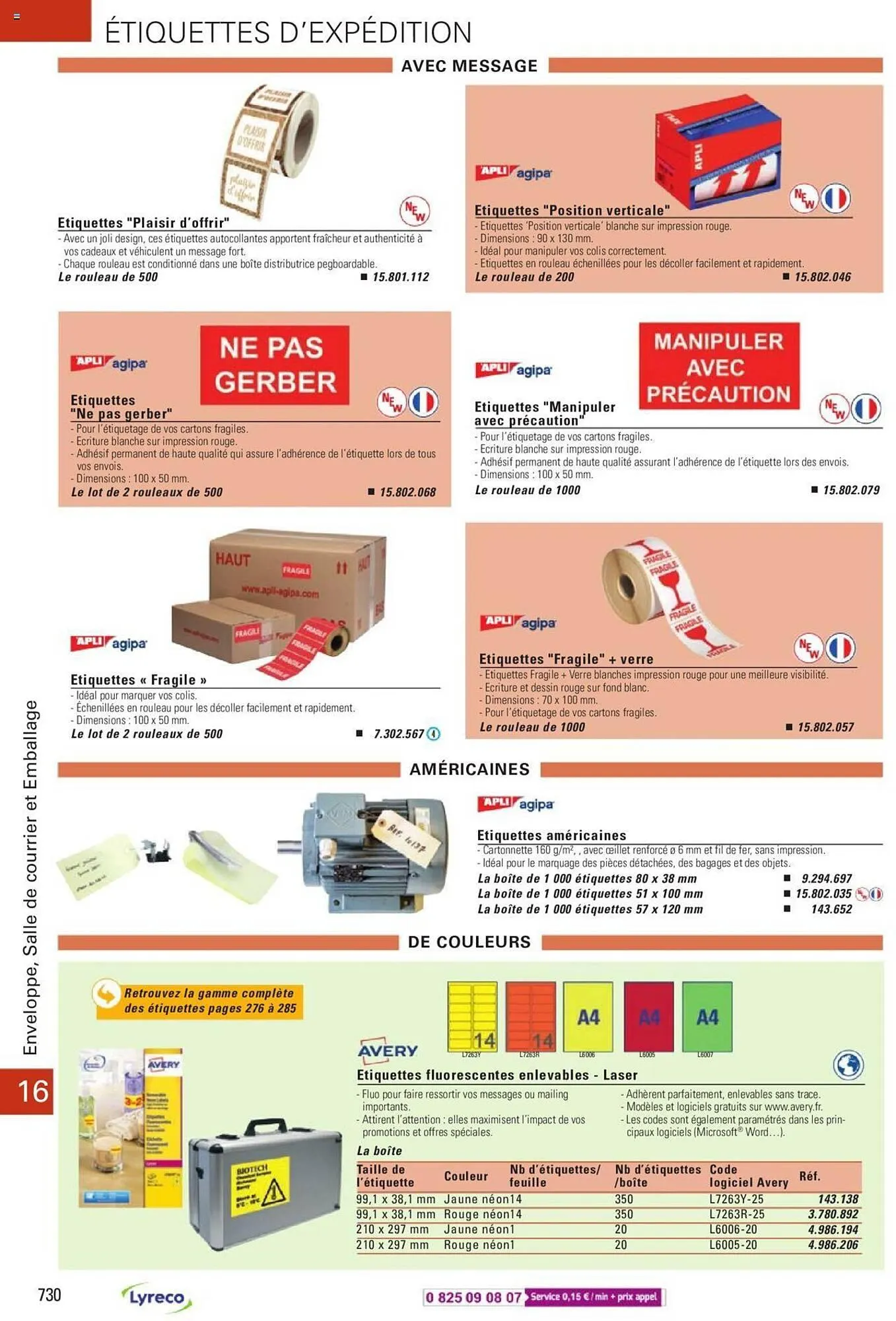 Catalogue Lyreco du 15 mai au 31 décembre 2023 - Catalogue page 730