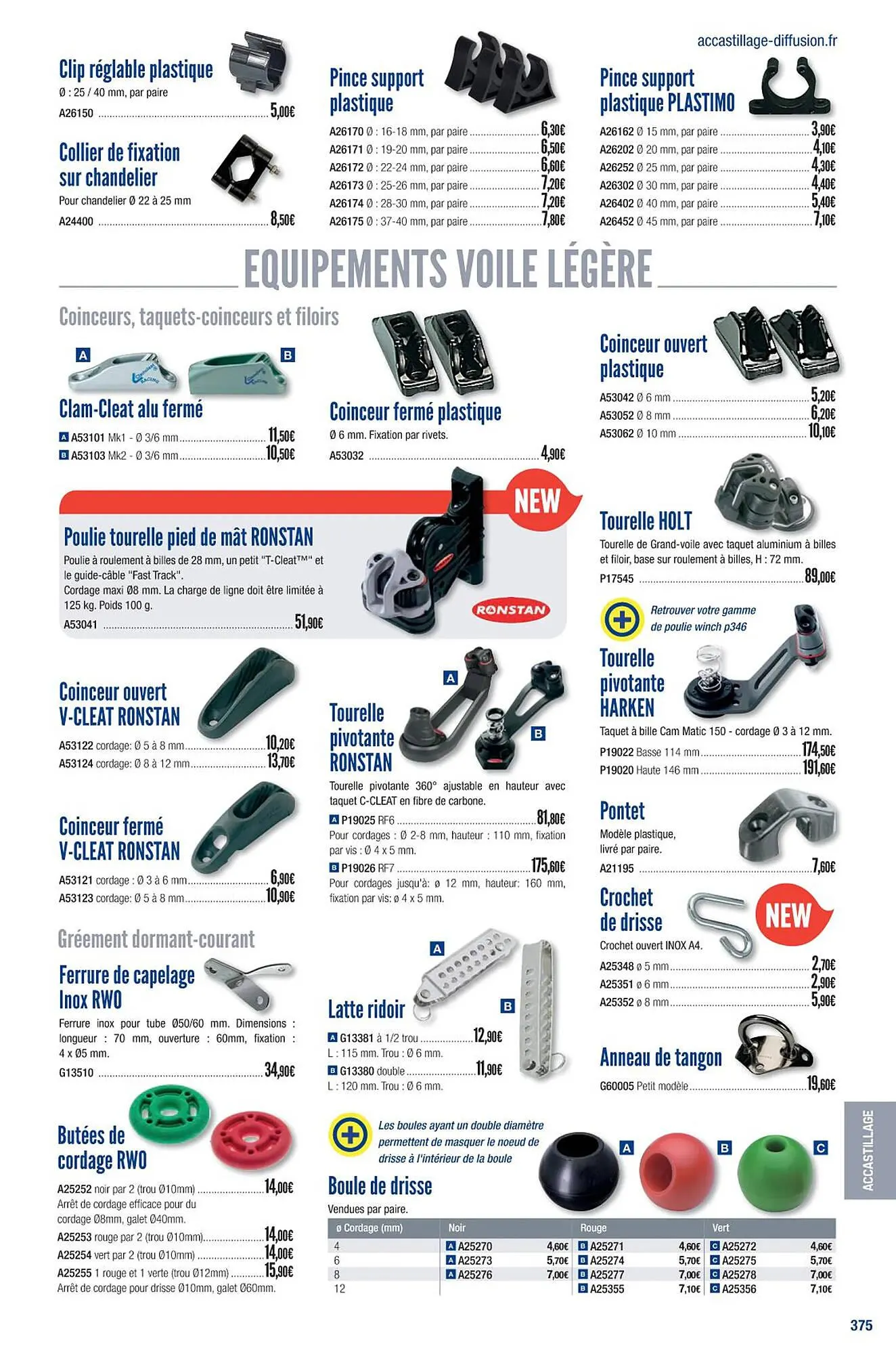 Catalogue Accastillage Diffusion du 1 mars au 31 décembre 2023 - Catalogue page 377