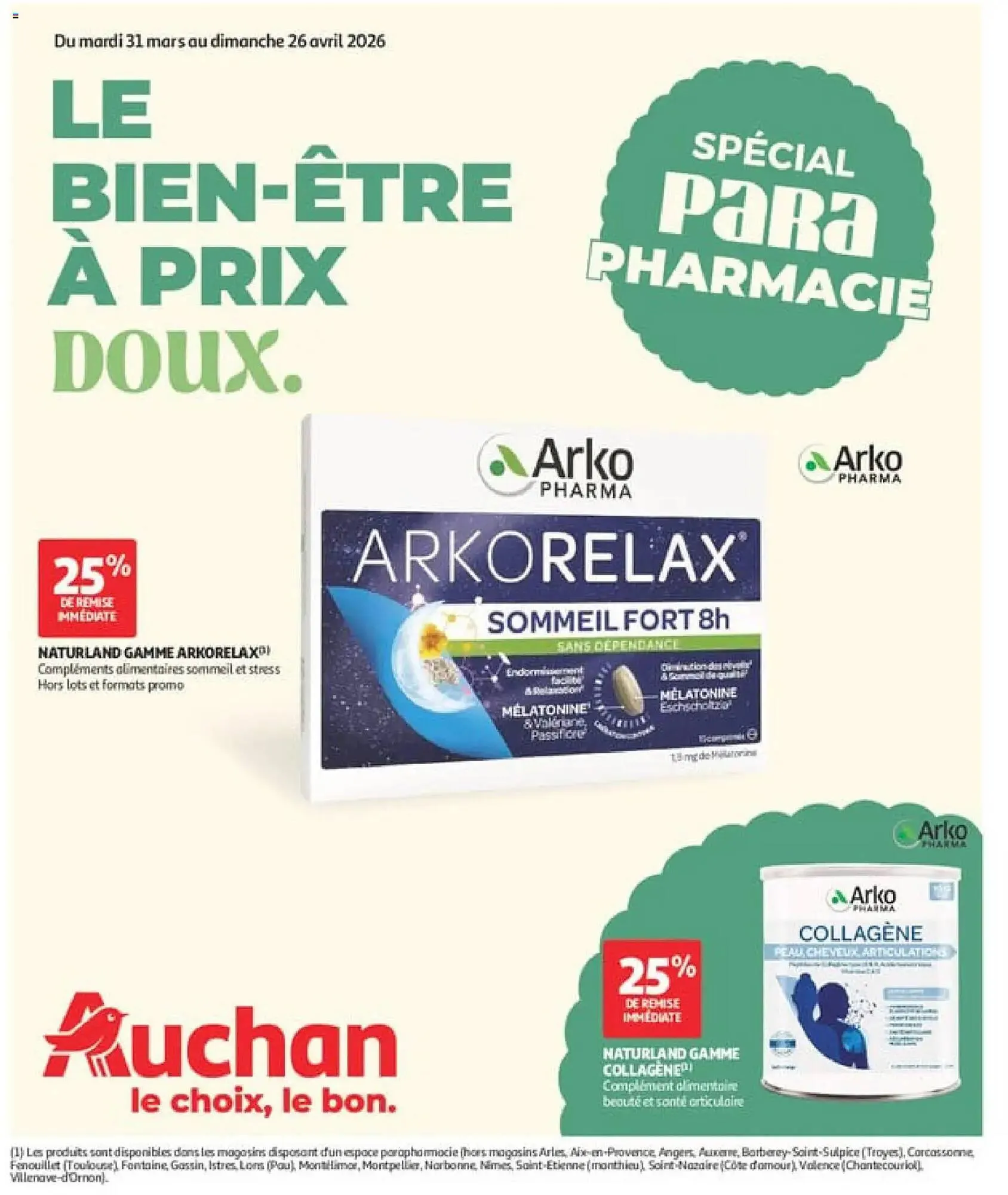 Catalogue Auchan du 31 mars au 26 avril 2026 - Catalogue page 1