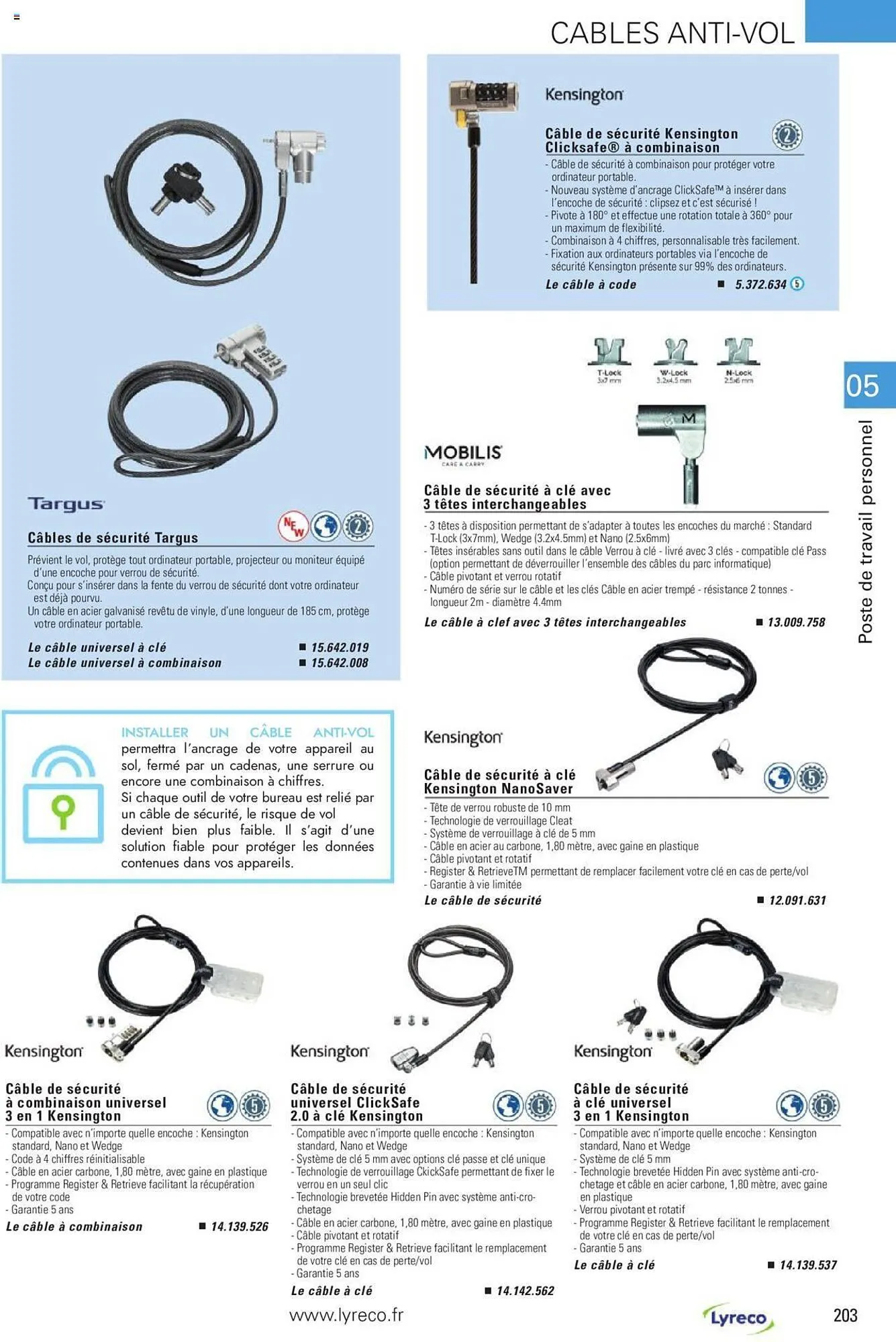 Catalogue Lyreco du 15 mai au 31 décembre 2023 - Catalogue page 203