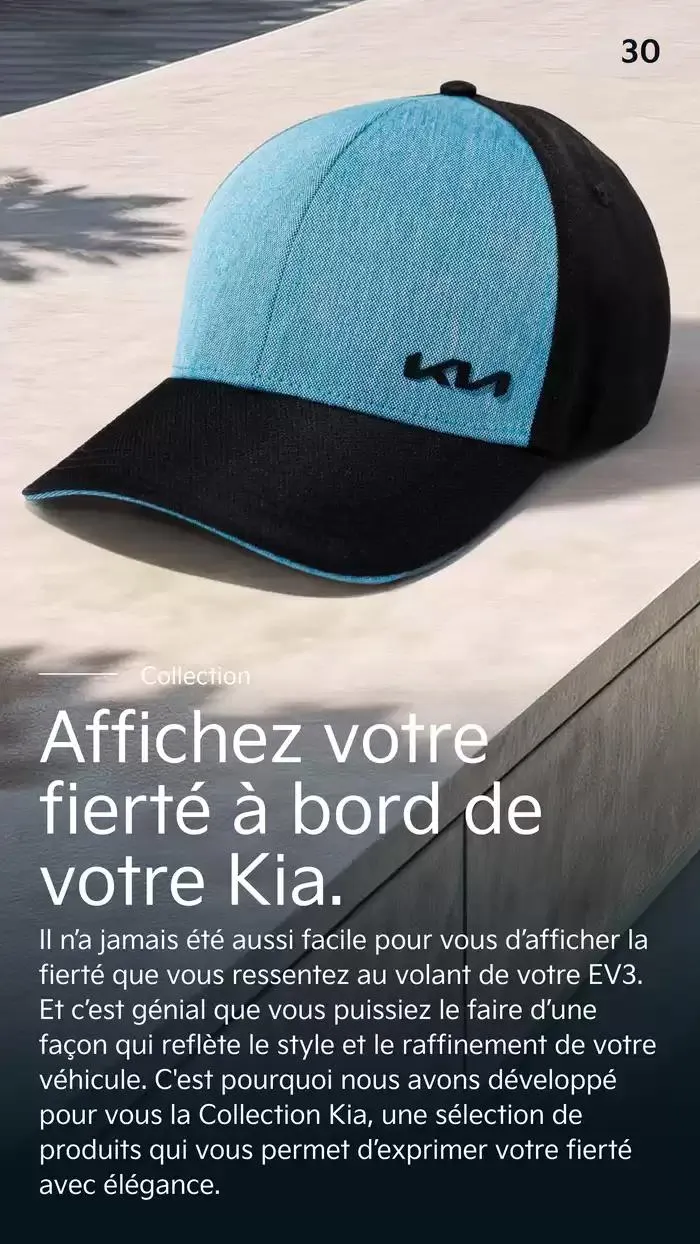 KIA Nouveau EV3 100% électrique - Accessoires du 15 mai au 6 mai 2026 - Catalogue page 20