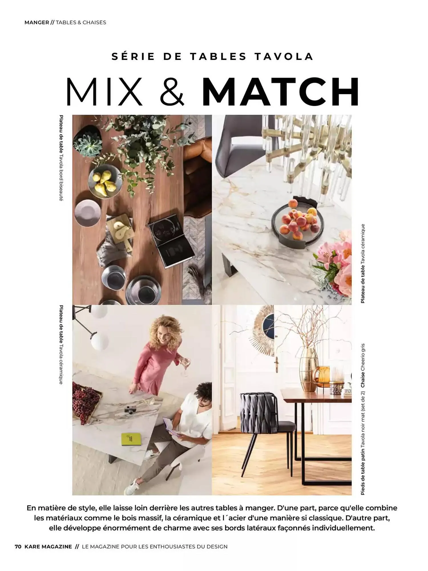 Catalogue KARE du 6 février au 31 décembre 2025 - Catalogue page 70