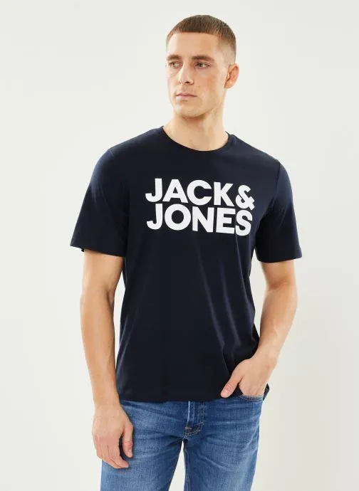 Jack & Jones T-shirt - Jjecorp Logo Tee Ss O-Neck Noos Bleu
