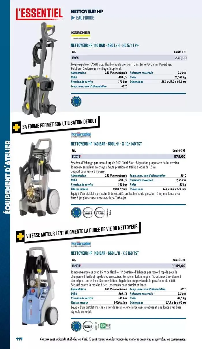 Essentiel Industrie 2025 du 3 janvier au 31 décembre 2025 - Catalogue page 116