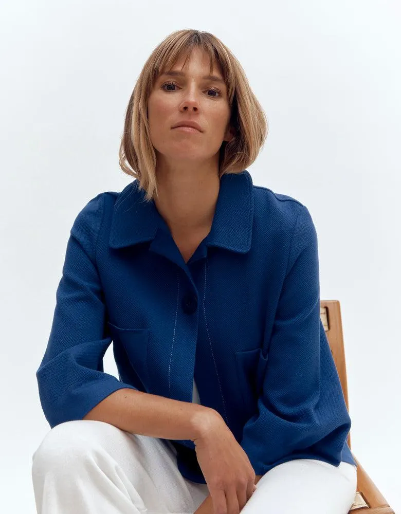 Paletot maille en viscose stretch