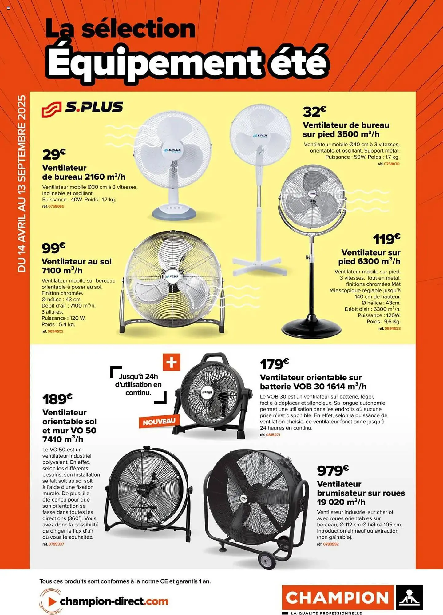 Catalogue Champion Direct du 14 avril au 13 septembre 2025 - Catalogue page 28