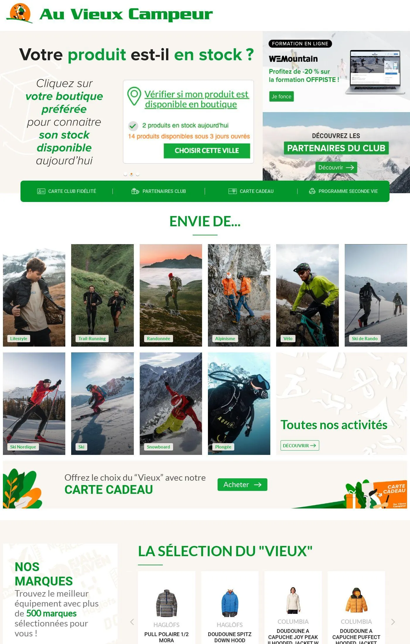 Au Vieux Campeur Catalogue actuel - 1