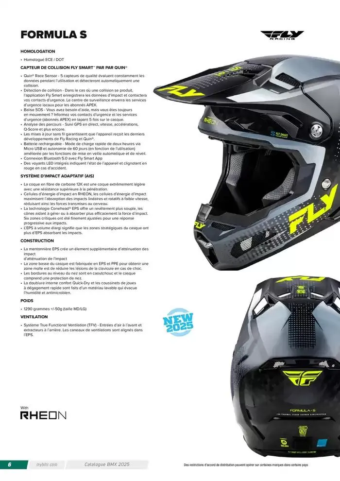 FLY RACING BMX 2025 du 12 avril au 31 décembre 2025 - Catalogue page 6