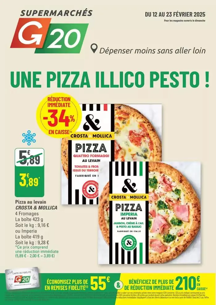 UNE PIZZA ILLICO PESTO ! - 1