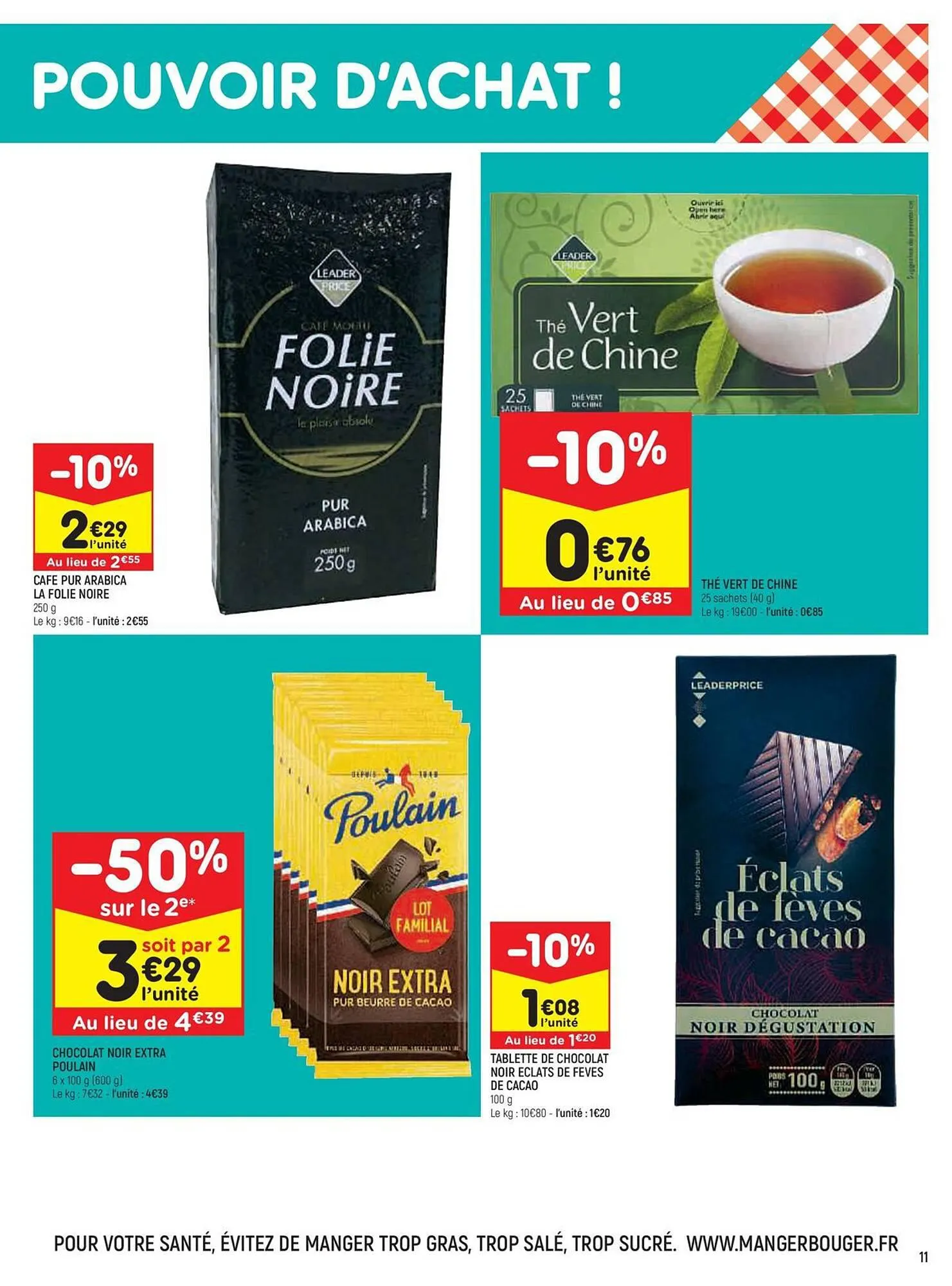Catalogue Leader Price du 9 janvier au 21 janvier 2024 - Catalogue page 11
