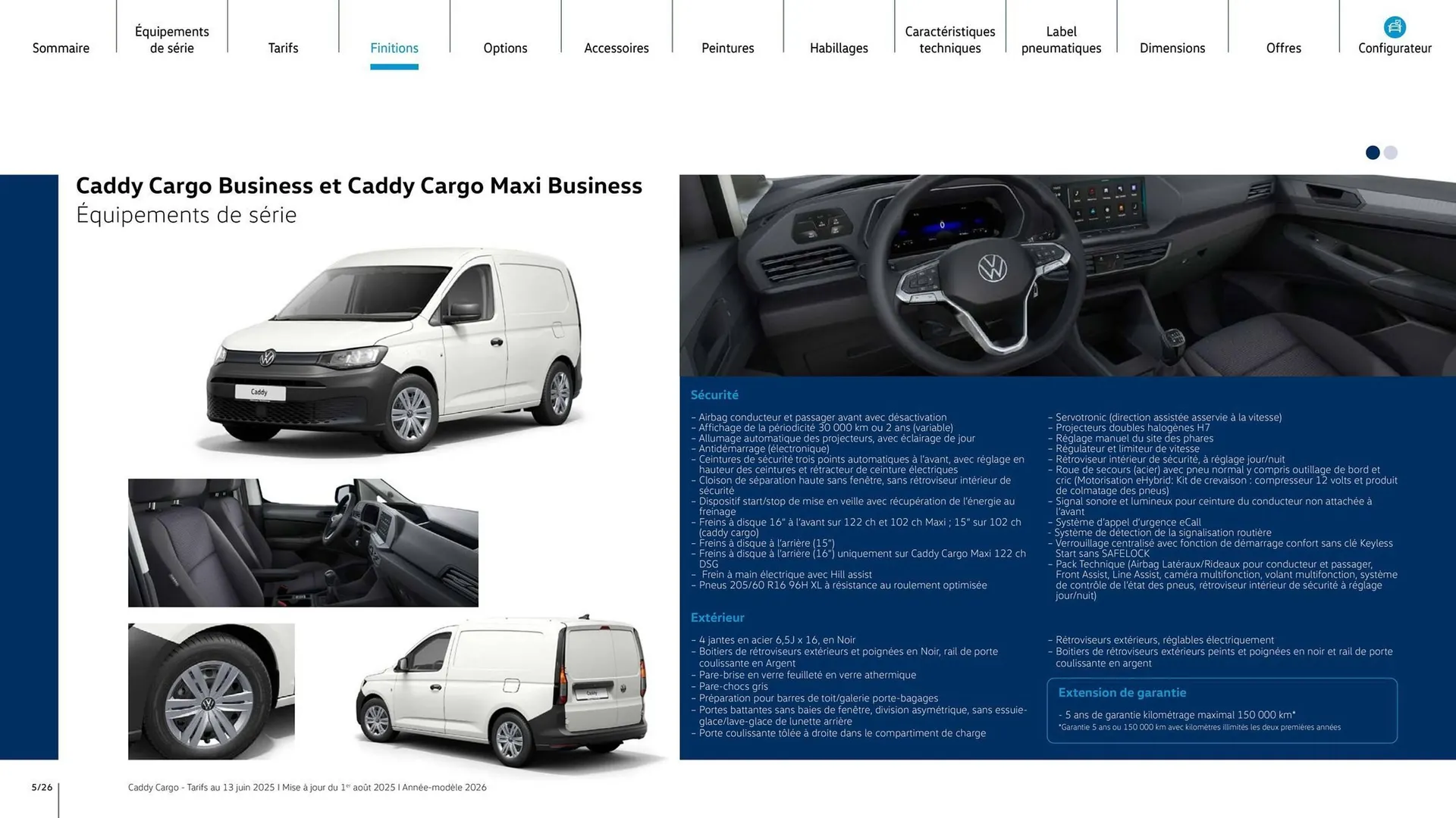 Catalogue Volkswagen du 7 août au 31 mars 2026 - Catalogue page 5