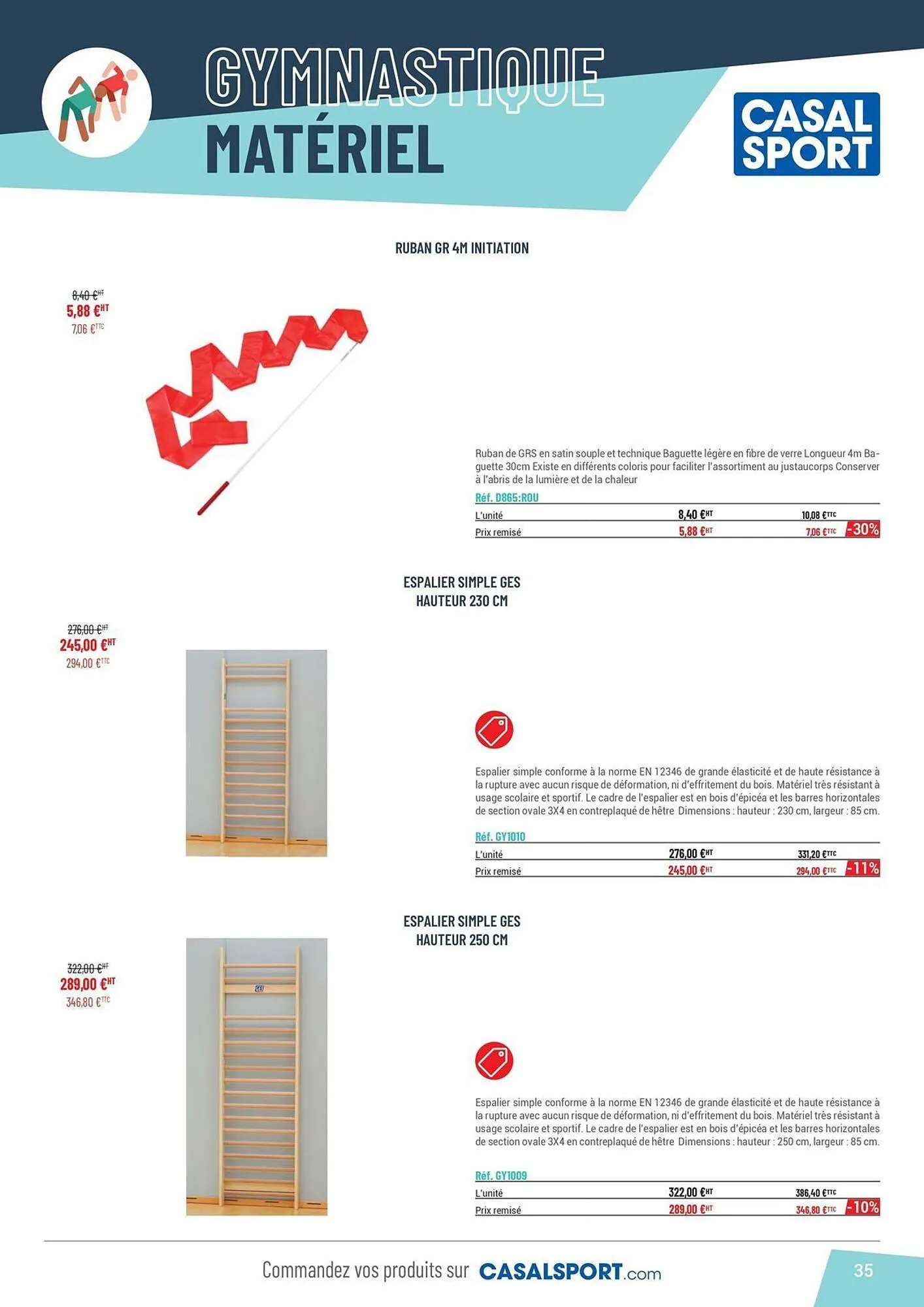 Catalogue Casal Sport du 30 avril au 31 décembre 2025 - Catalogue page 35