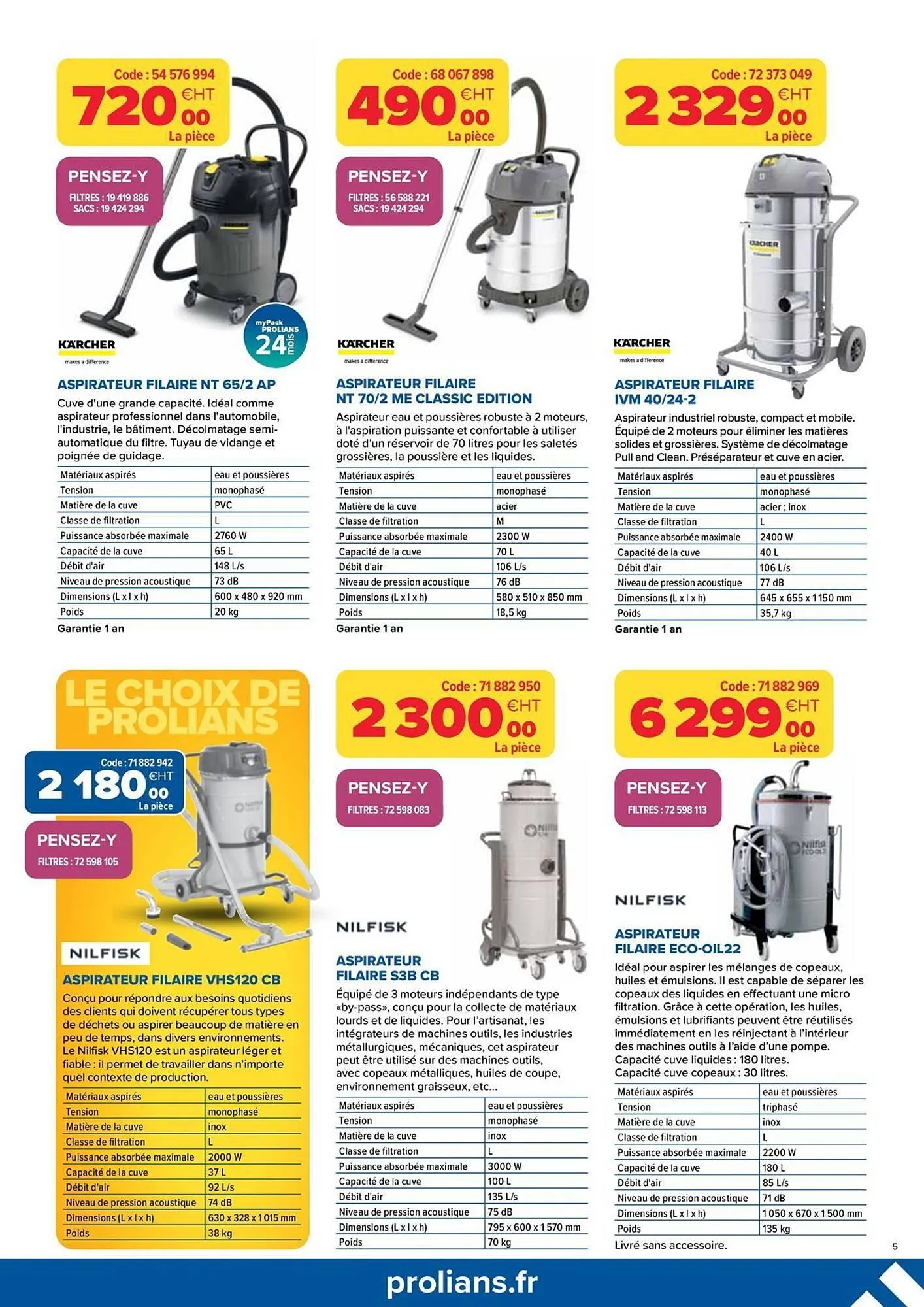 Catalogue Prolians du 16 octobre au 31 décembre 2025 - Catalogue page 5