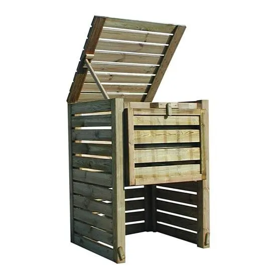 Composteur en bois Colorado grand modèle - 800 L - Cémonjardin
