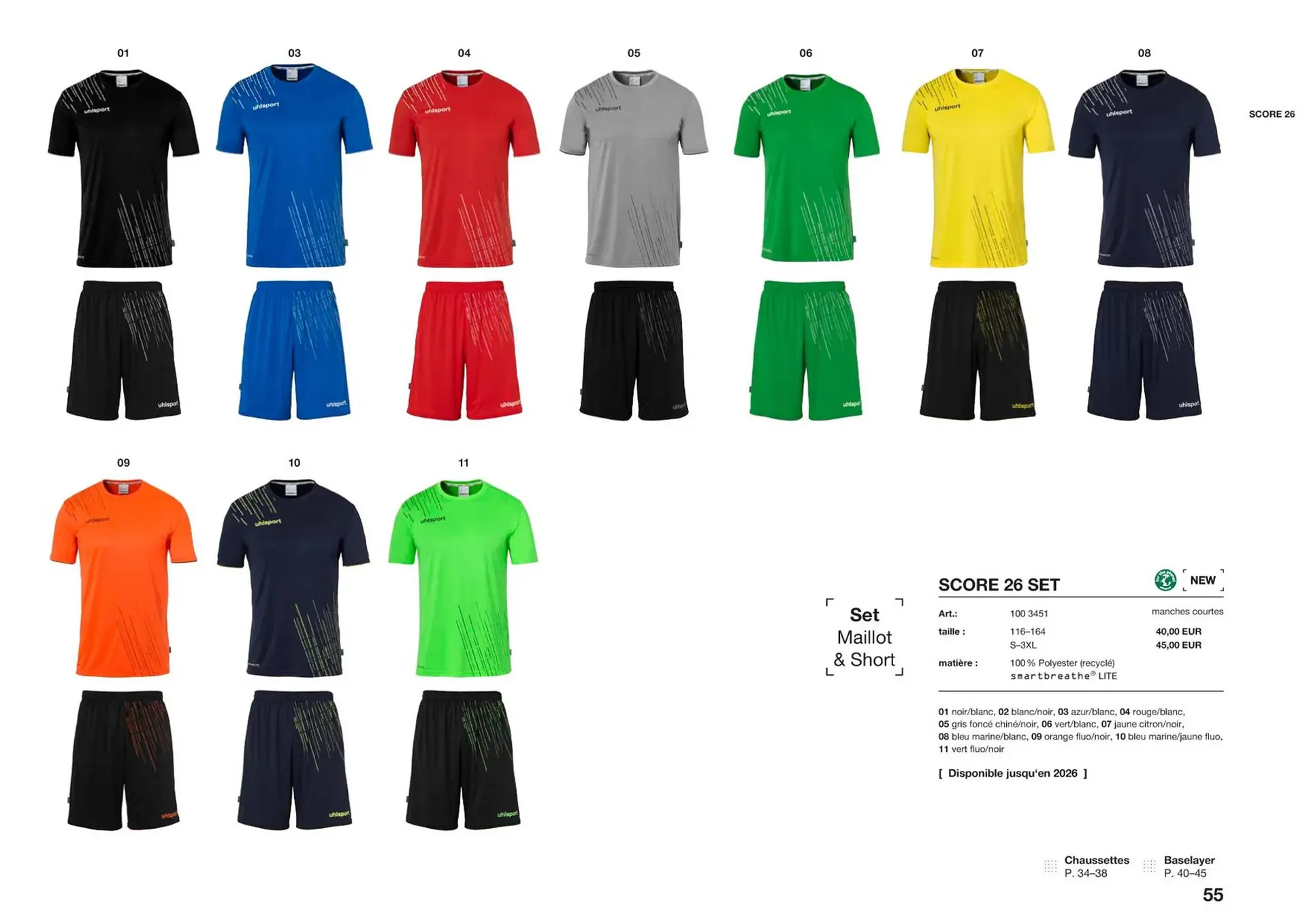 Catalogue Uhlsport du 1 mars au 31 décembre 2023 - Catalogue page 55