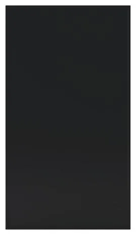 Façade 1 porte 40cm "Heline"noir mat - L. 39.7 x H. 71.5cm - Cooke and Lewis