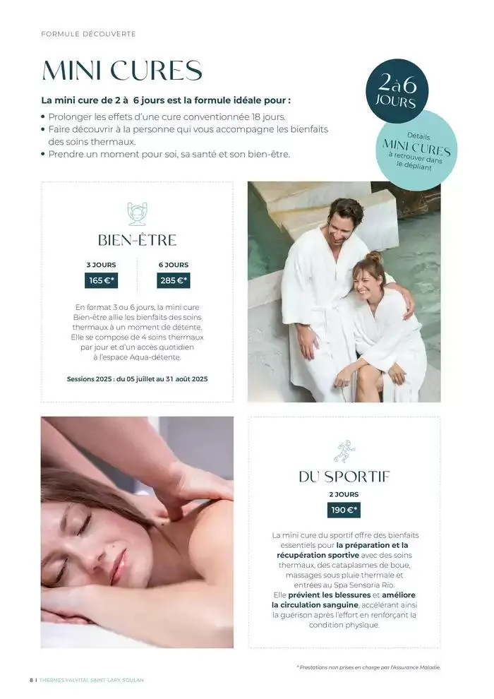Brochure établissement Saint-Lary-Soulan 2025 du 31 mars au 1 novembre 2025 - Catalogue page 8