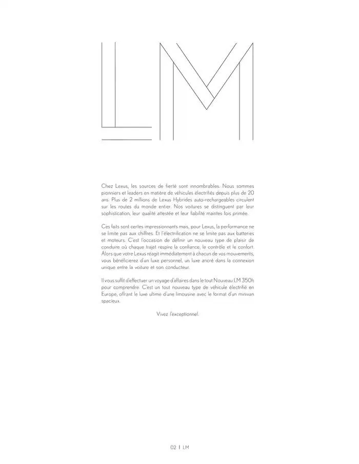 Lexus LM du 27 mars au 27 mars 2026 - Catalogue page 2