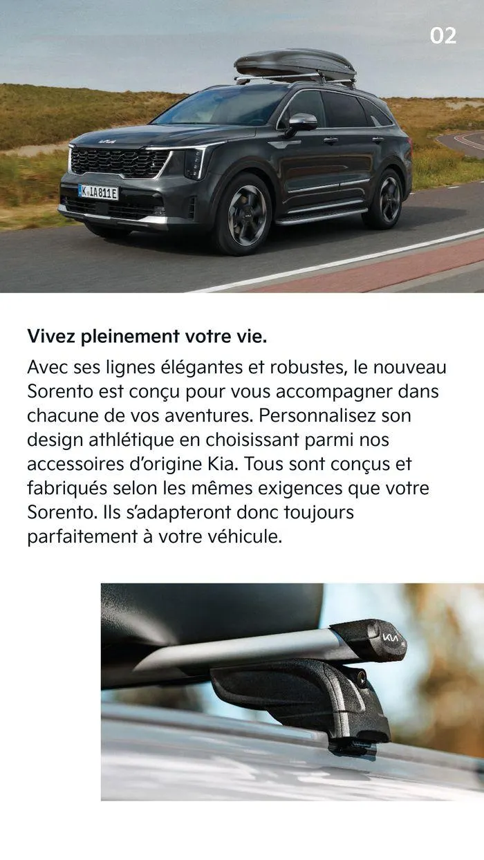 KIA Sorento Hybride - Accessoires du 13 juin au 4 juin 2025 - Catalogue page 2